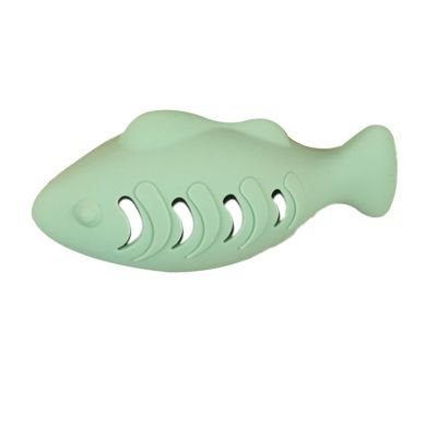 Fish Cat Toy, Fun Silicone Fish, Durable Chew Toy with Catnip