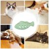 Fish Cat Toy, Fun Silicone Fish, Durable Chew Toy with Catnip view 2