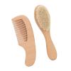 Baby Hair Brush and Comb Set for Newborns with Soft Goat Bristles view 3