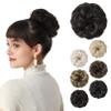 Messy Bun Hairpiece, Thick Tousled Updo, Elastic Bun for Women, Synthetic Ponytail Extension view 1