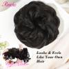 Messy Bun Hairpiece, Thick Tousled Updo, Elastic Bun for Women, Synthetic Ponytail Extension view 3