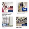 Automatic Rebound Swing Gate, Wide One-Way Stainless Steel Gate for Store Entrances view 2