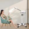 WOLEGM 800W Facial Steamer for Deep Cleansing and Moisturizing, 750 mL Tank, Adjustable Height (60–90 cm) with Wheels view 3
