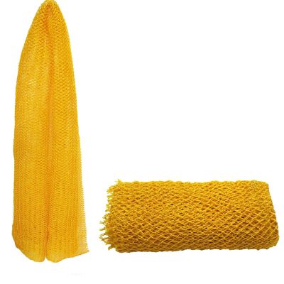 114.3 cm Exfoliating Mesh Bath Sponge, Yellow A