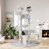 MUTICOR Large Cat Tree, 206 cm, White with Black Spots view 2