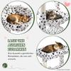 MUTICOR Large Cat Tree, 206 cm, White with Black Spots view 4