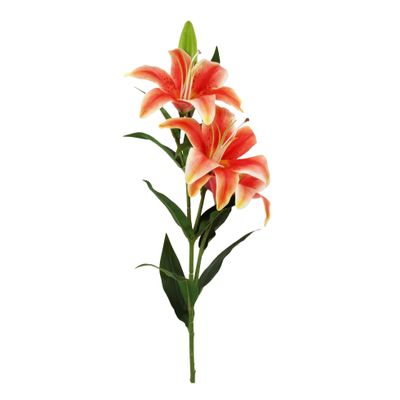 Lucky Reptile Scape It Easy Orange Lily, approx. 55 cm - Artificial Terrarium Plant