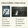 eGenuss Personalized Slate Dog Memorial Stone with Photo and Engraving view 3