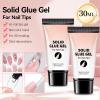 Clear Solid Nail Glue Gel for Tips, 30 ml view 4
