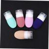 DEARMAMY 5-Piece 37 ml Silicone Refillable Travel Bottles, Lightweight and Portable, for Cosmetics and Shower Gel, Random Colors view 3