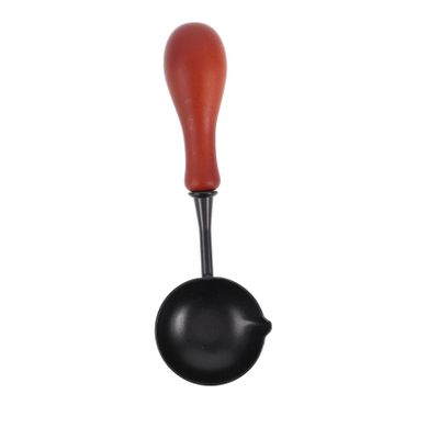 Artibetter Nonstick Wax Seal Melting Spoon with Wooden Handle