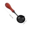 Artibetter Nonstick Wax Seal Melting Spoon with Wooden Handle view 2