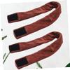 2-Piece Coffee Fabric Spa Headbands for Hair Care view 3