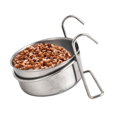 Hanging Removable Bird Cage Food and Water Bowl