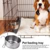Hanging Removable Bird Cage Food and Water Bowl view 2
