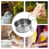 Hanging Removable Bird Cage Food and Water Bowl view 4