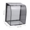 Black Plastic Bathroom Outlet Cover view 2