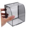 Black Plastic Bathroom Outlet Cover view 3