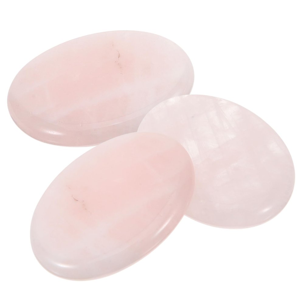 VALICLUD 3-Piece Jade Eyelash Glue Holders for False Eyelashes