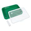 VANZACK Dog Toilet for Small to Large Dogs, Green Plastic, Easy to Clean, Multifunctional Indoor Use view 1