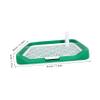 VANZACK Dog Toilet for Small to Large Dogs, Green Plastic, Easy to Clean, Multifunctional Indoor Use view 2