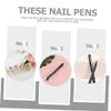 Black ABS Nail Art Pen for Precise Nail Art view 3