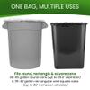 Betta Transparent High-Density Trash Bags, 250 Count, 40 x 48 in, Commercial Medium-Duty view 3