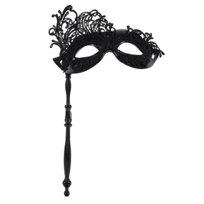minkissy Black Lace Handheld Mask