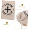Sosoport 10-Piece Cotton Drawstring Bags with Cross Motif view 3