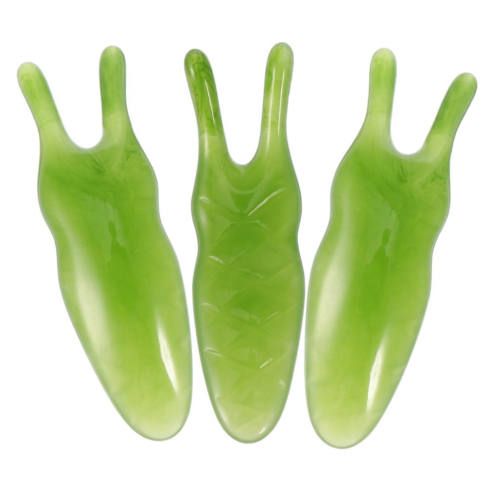 VALICLUD 3-Piece Resin Nasal Massage Tool Set with Scraper