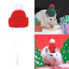 AOSAIXIS Hamster Santa Hat view 2