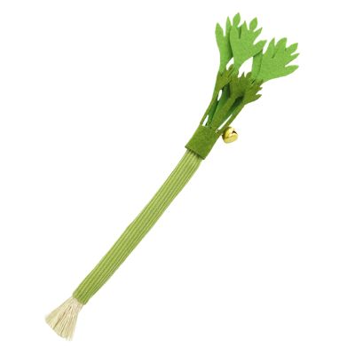 Catnip Toy | Interactive Celery Cat Toy Stick with Bell