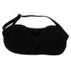 FOYTOKI Black Cotton Sleep Mask for Travel view 1