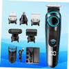 5-in-1 Stainless Steel Hair Clipper, Black, LCD Display view 4