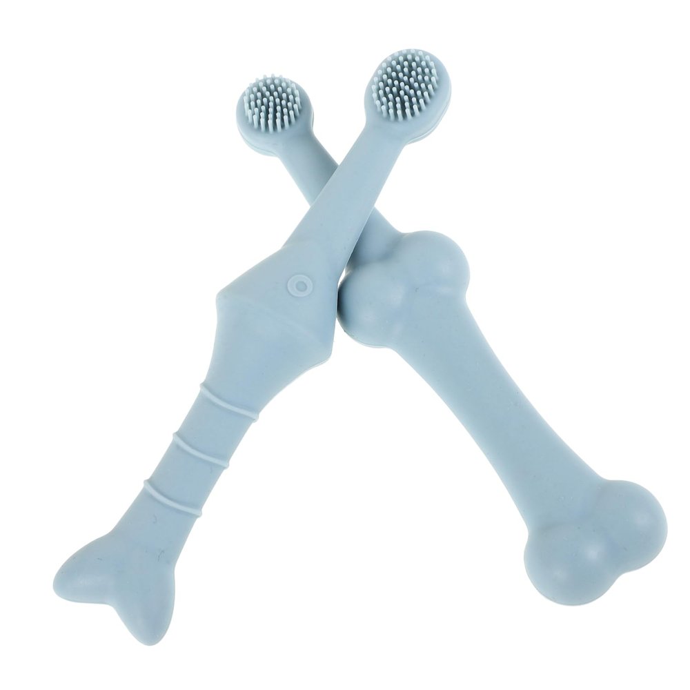 VANZACK 2-Piece Toothbrush Set for Small Pets with Storage Box