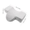 VICASKY U-Shaped Memory Foam Eyelash Extension Pillow, Neck Support Cushion for Salon and Home view 2