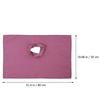 Satin Massage Table Sheet with Face Hole view 2