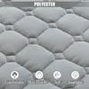 LDLCYCN Gray 185 × 70 cm (R) Massage Spa Bed Cover with Face Hole and Elastic Band view 2