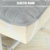 LDLCYCN Gray 185 × 70 cm (R) Massage Spa Bed Cover with Face Hole and Elastic Band view 3