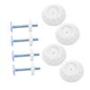4-Piece Baby Gate Stair Railing Screw Adapter Set view 1
