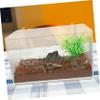 Generic Reptile Terrarium Transparent Feeding Box for Small Reptiles, Spiders, Geckos and Horned Frogs view 3