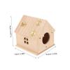 Warmhm Sturdy Budgie Nesting Box in a Simple Design view 2