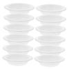 Paper Cat Bowls with Splash Rim, 20 Pieces, White view 1
