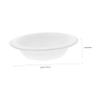 Paper Cat Bowls with Splash Rim, 20 Pieces, White view 2