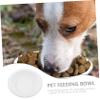 Paper Cat Bowls with Splash Rim, 20 Pieces, White view 3