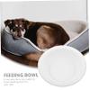 Paper Cat Bowls with Splash Rim, 20 Pieces, White view 4
