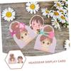 Happyyami 150-Piece Hair Clip Display Cards, Adjustable for Various Sizes, Accessories for Children and Adults, Retail and Exhibitions view 3