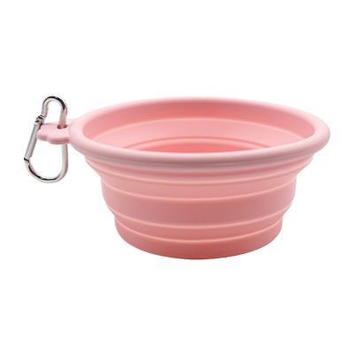 Foldable Dog Bowl - Compact Silicone Water & Food Container