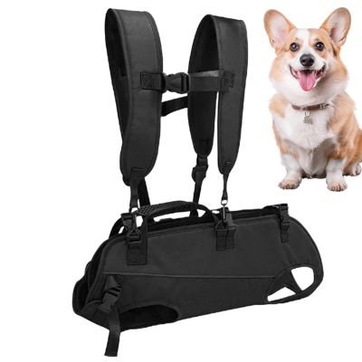 Dog Sling | Adjustable Dog Carrier Backpack | Pet Care Sling for Travel, Walks, Rescue, Elderly and Disabled Users