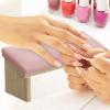 ARM REST Nails Tech Wooden Stand with PU Leather Pad view 3